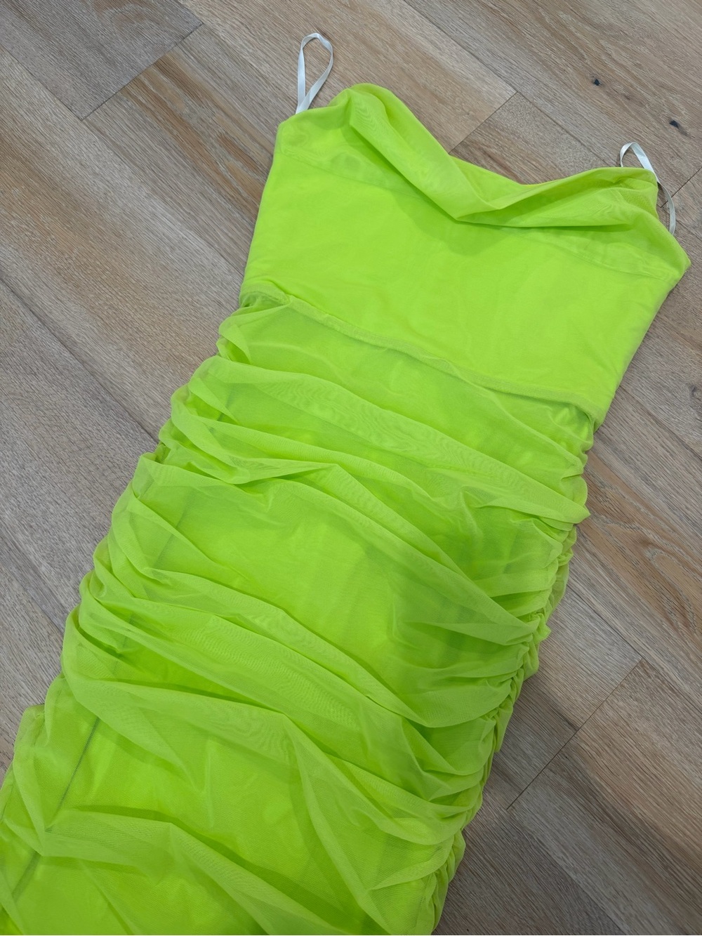Michael Costello x REVOLVE India Midi Dress in Lime Green S - Picture 3 of 6
